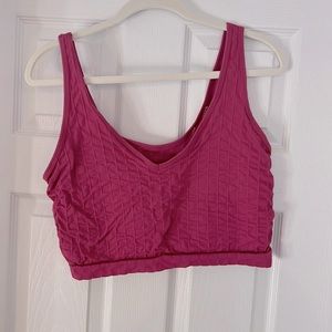 Urban Outfitters - Magenta Crop Top (Size L)